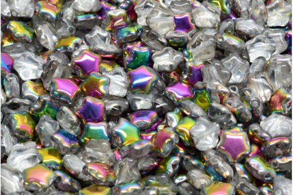 Flat Star Beads 6x6mm - Image 1