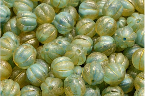 Melon Beads 8x8mm - Image 1