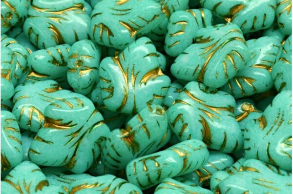 Grape Leaf Beads 16x14mm - Image 1