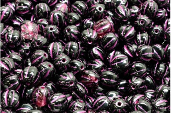 Melon Beads 6x6mm - Image 1
