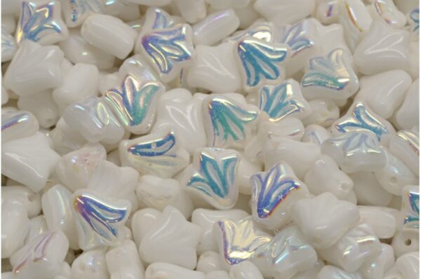 Lily Flower Beads 9x9mm - Image 1