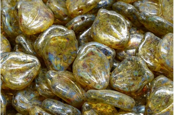 Peony Petal Beads 12x15mm - Imagen 1