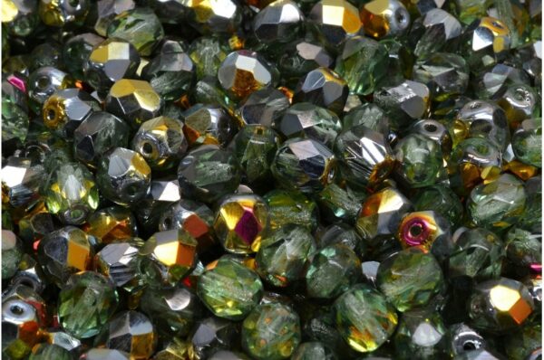 Firepolished Round Beads 6mm - Image 1