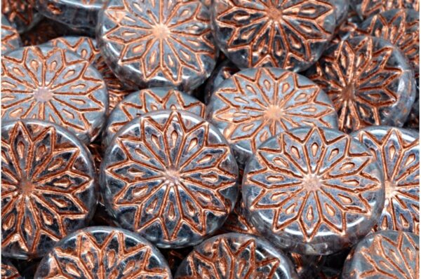 Origami Flower Beads 18x18mm - Imagen 1