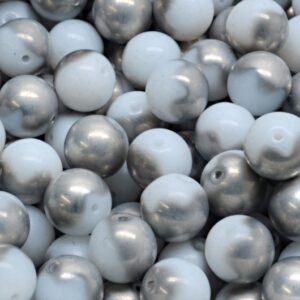 Round Druck Beads 8mm