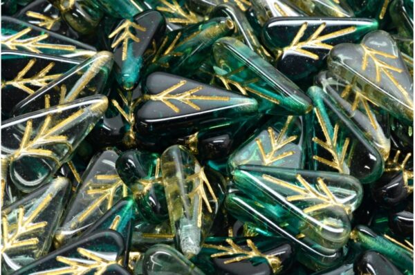 Heart Leaf Bead 16x11mm - Image 1
