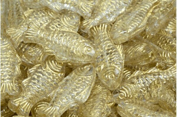 Trout Fish Beads 24x10mm - Image 1