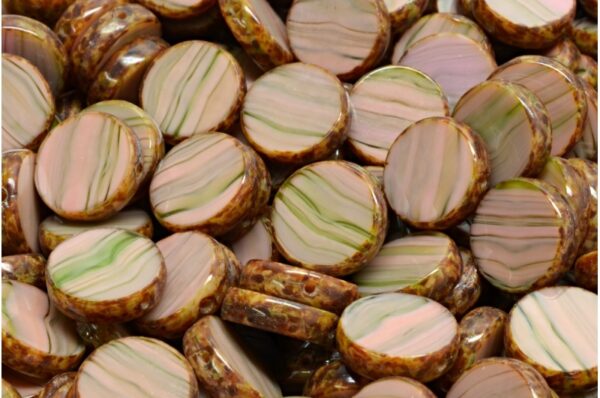 TCB Flat Round Beads 10x10mm - Image 1