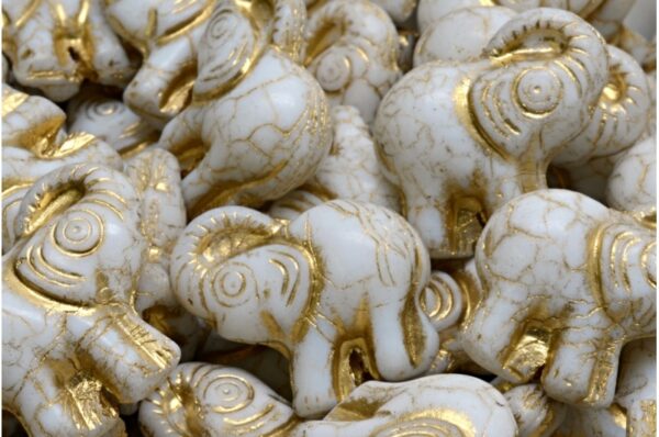 Elephant Beads 20x21mm - Image 1
