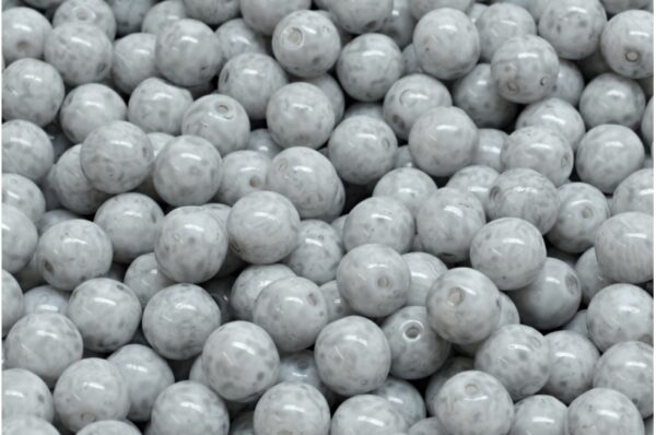 Round Druck Beads 6mm - Image 1