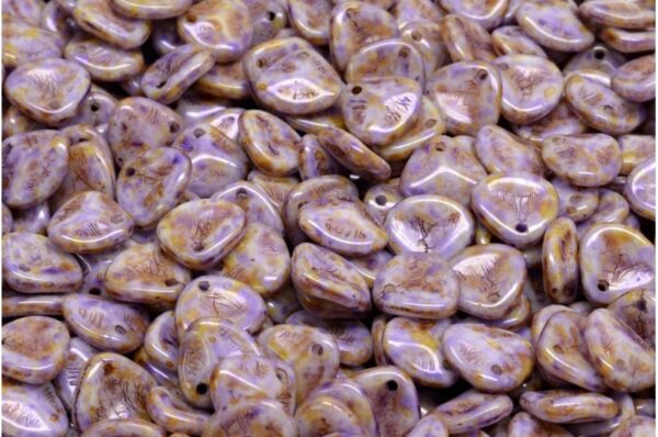 Rose Petal Beads 8x7mm - Image 1