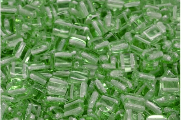 2 Holes Pressed Tile Beads 6x6mm - Imagen 1