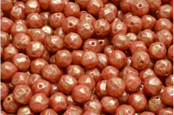 Fancy Round Druck Beads 6x6mm - Imagen 1