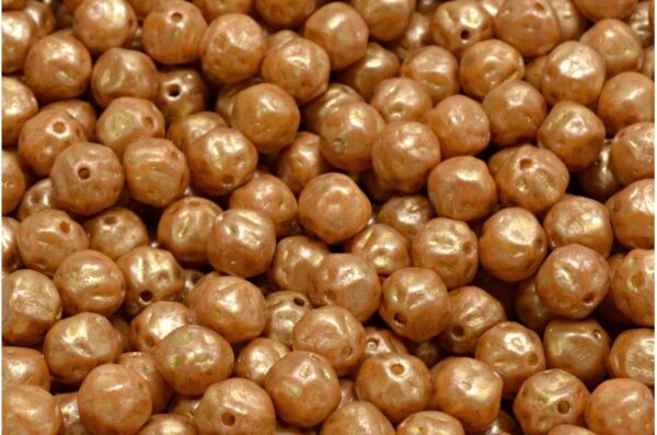 Fancy Round Druck Beads 6x6mm - Image 1