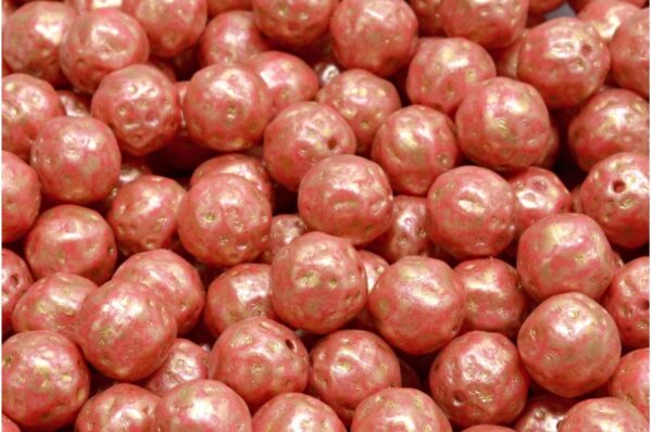 Fancy Round Druck Beads 8x8mm - Image 1