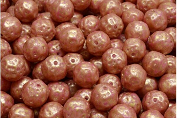 Fancy Round Druck Beads 8x8mm - Image 1