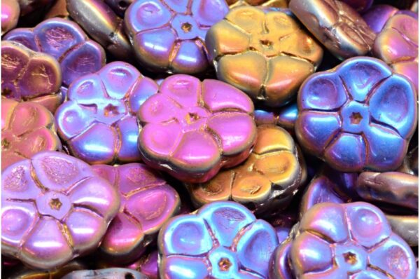Primrose flower beads 15x15mm - Imagen 1