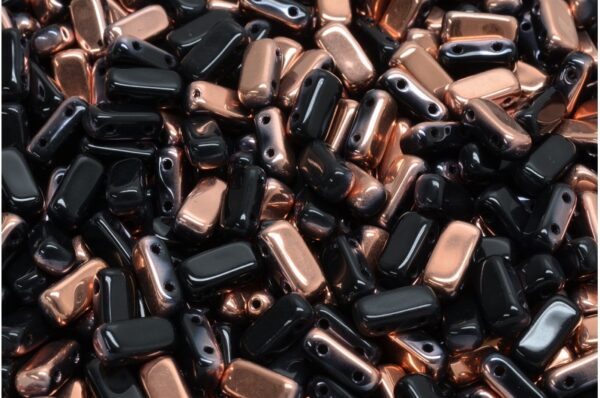 2 Hole Brick Beads 4x8mm - Image 1