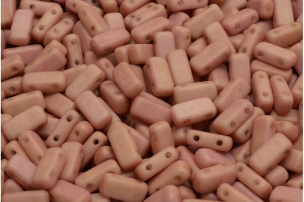 2 Hole Brick Beads 4x8mm - Image 1