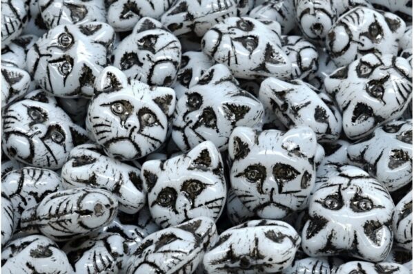 Cat Head Beads  13mm - Imagen 1
