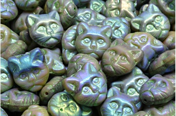 Cat Head Beads  13mm - Imagen 1