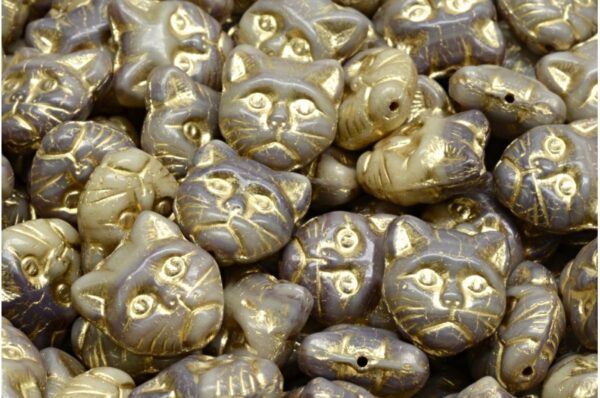 Cat Head Beads  13mm - Imagen 1