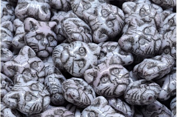 Cat Head Beads  13mm - Imagen 1