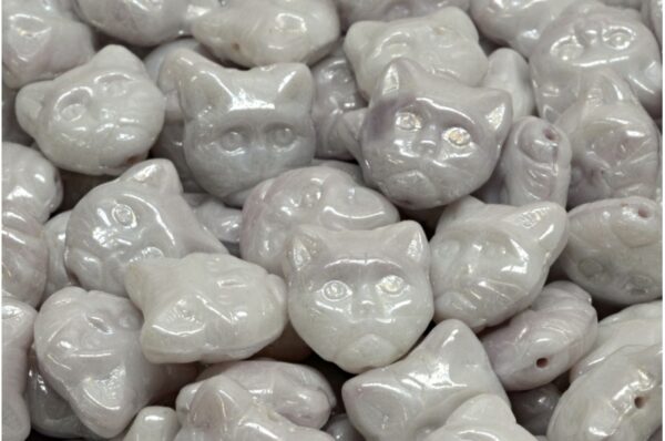 Cat Head Beads  13mm - Image 1
