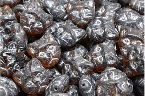 Cat Head Beads  13mm - Image 1