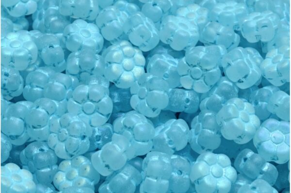 Flat Flower Beads 8x8mm - Image 1