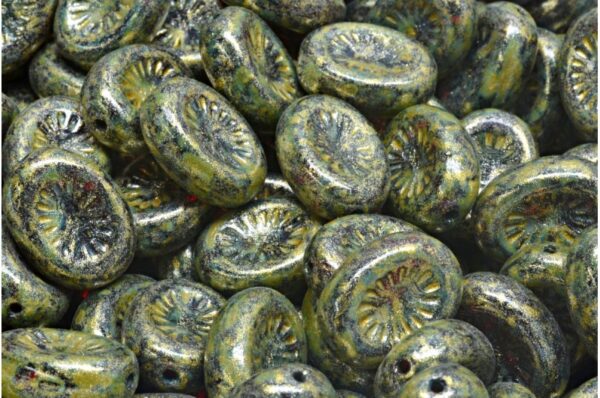 Kiwi Beads 14x10mm - Image 1