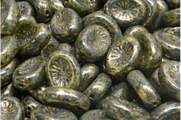 Kiwi Beads 14x10mm - Image 1