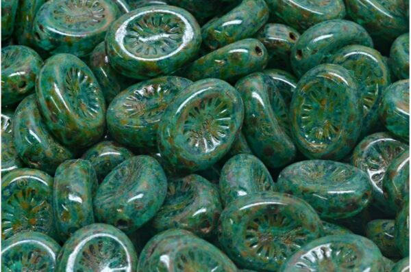 Kiwi Beads 14x10mm - Image 1