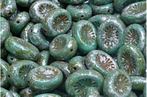 Kiwi Beads 14x10mm - Image 1