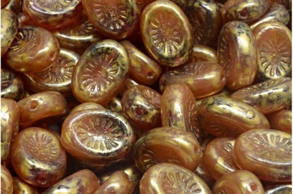 Kiwi Beads 14x10mm - Image 1
