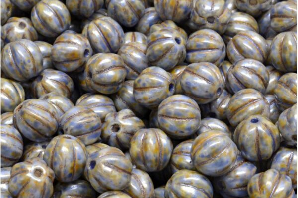 Melon Beads 8x8mm - Image 1