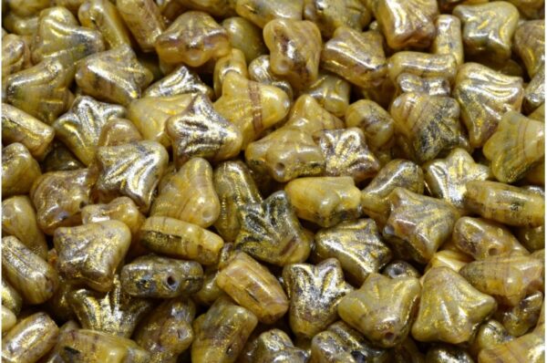 Lily Flower Beads 9x9mm - Image 1