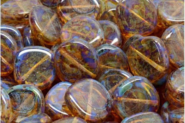 8edged Flat Beads 15x15mm - Imagen 1