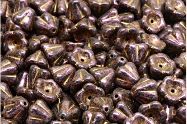 Bell Flower Beads 6x8mm - Imagen 1
