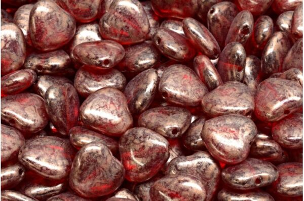 Heart Beads 10x10mm - Image 1