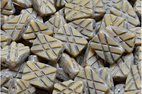 TCB Designed Rectangle Beads 12x8mm - Imagen 1