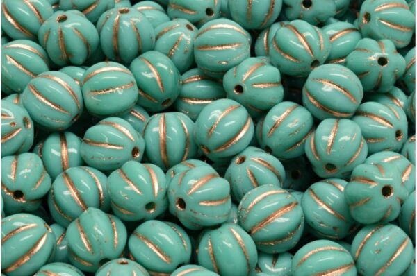 Melon Beads 8x8mm - Image 1