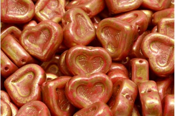 Heart Beads 14x12mm - Image 1