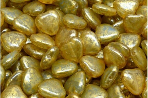 Heart Beads 10x10mm - Image 1