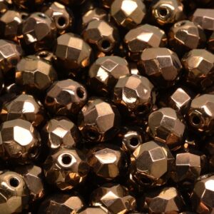 Firepolished Round Beads 8mm