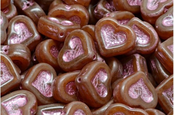 Heart Beads 14x12mm - Image 1