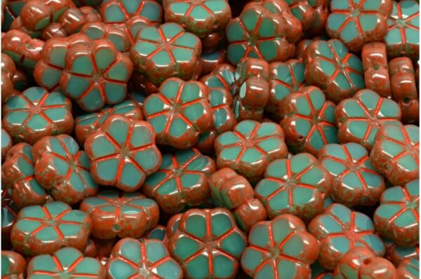TCB Flower Beads 10x10mm - Image 1