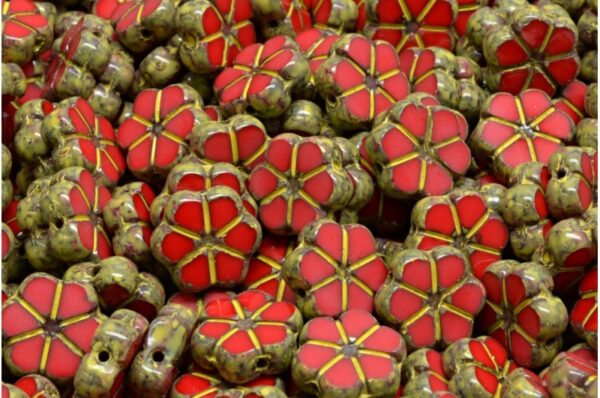 TCB Flower Beads 10x10mm - Image 1