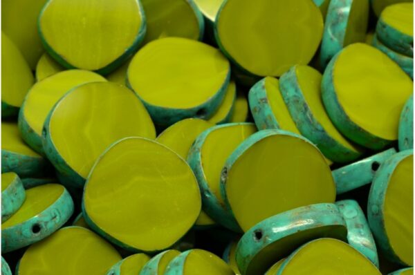 TCB 8 Edged Designed Beads 15x15mm - Imagen 1