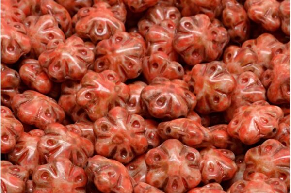 Folklore Flower Beads 11x11mm - Image 1